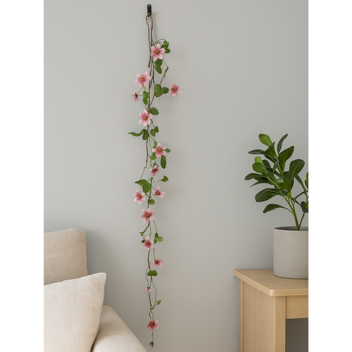 Flourify Kunstplant - Bloemenguirlande - 136 cm - bundel van 2 - vtwonen shop