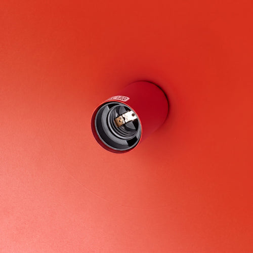 Sollux Lighting Hanglamp NOX 40 rood - 40x40x135cm
