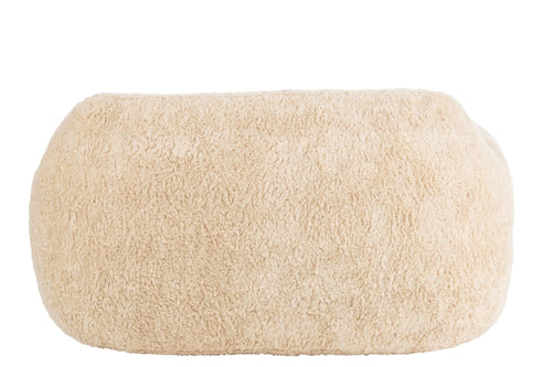 J-Line sofa Shearl - polyester - creme - large