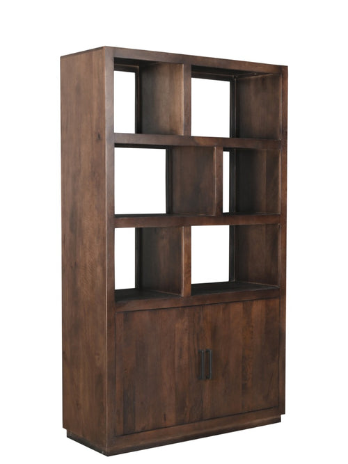 Livingfurn vitrinekast Jaxx - 120cm - mangohout - bruin
