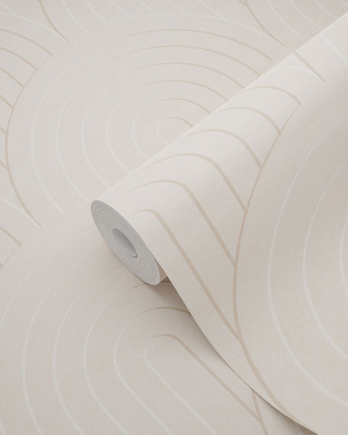 ESTAhome behang 3D-motief lichtbeige - 53 cm x 10.05 m - 131106
