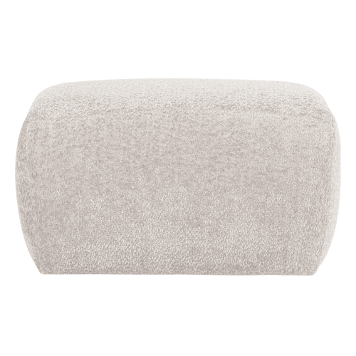 WOOOD poef Mojo Base - Wollig - Ecru - 45x84x64