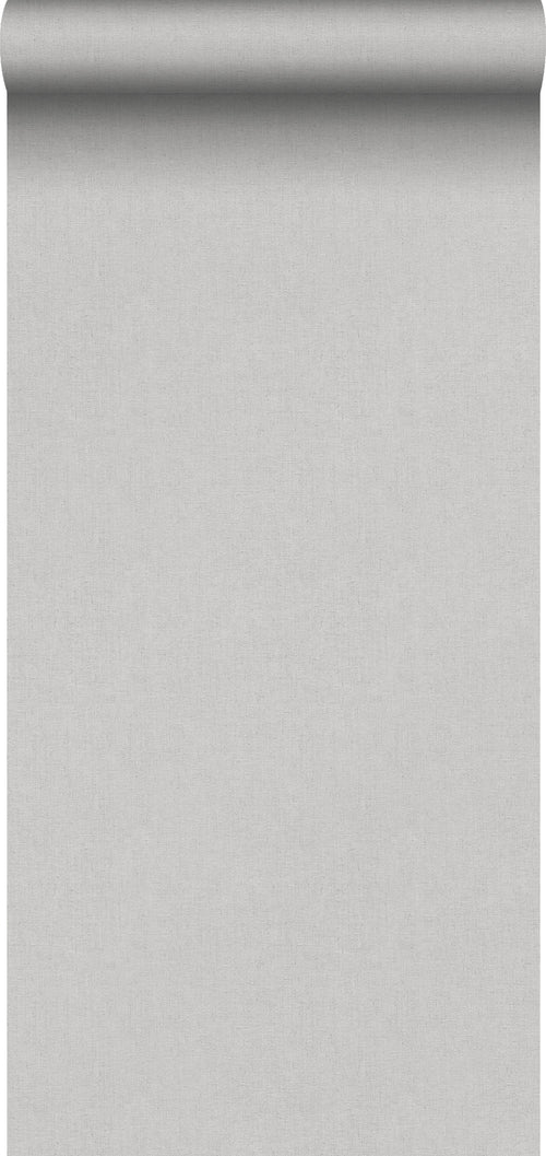 Sanders & Sanders behang linnenstructuur grijs - 53 cm x 10 m - 640033 - vtwonen shop