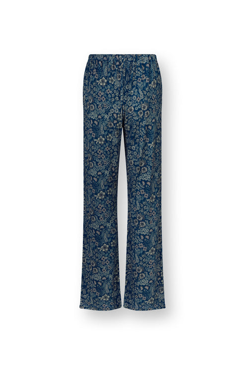 Pip Studio - Blake Pyjama Broek Dames - Daisy Dreams - Blauw - XS - vtwonen shop