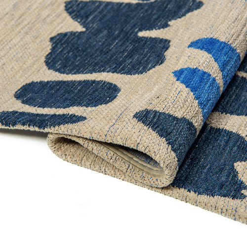 Lola&Moi vloerkleed All In Blue - blauw - 170x240cm