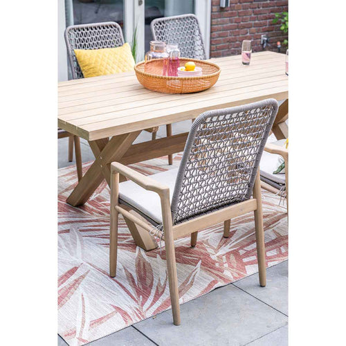 Garden Impressions tuinset Luando - Tamako - bruin - 220x100 cm - 7-delig