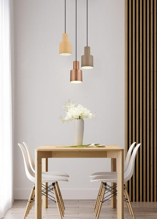 Trio Leuchten hanglamp Agudo - 3 lichts - 30  x 150   cm - zwart