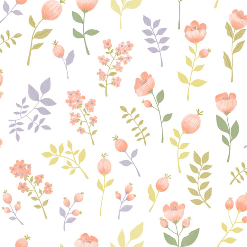 ESTAhome behang bloemen pastelkleuren - 50 x 900 cm - 139976 - vtwonen shop