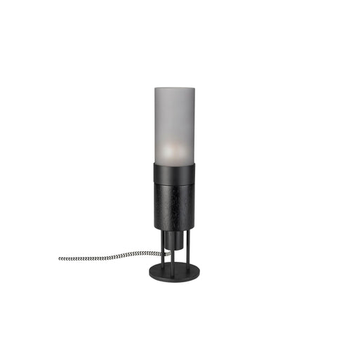 Dutchbone Momo Bureaulamp/ Tafellamp Charcoal Zwart - vtwonen shop