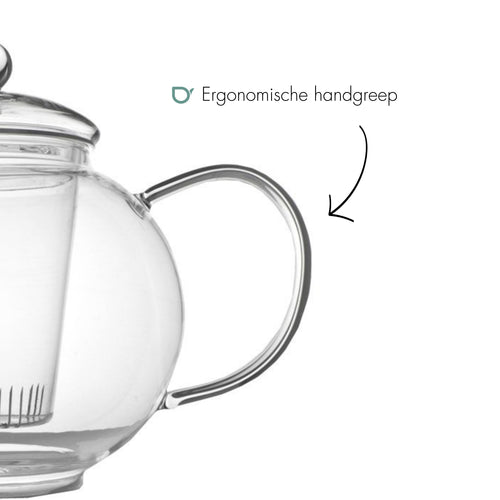 Bredemeijer - Theepot Verona 1,5L enkelwandig glas - vtwonen shop