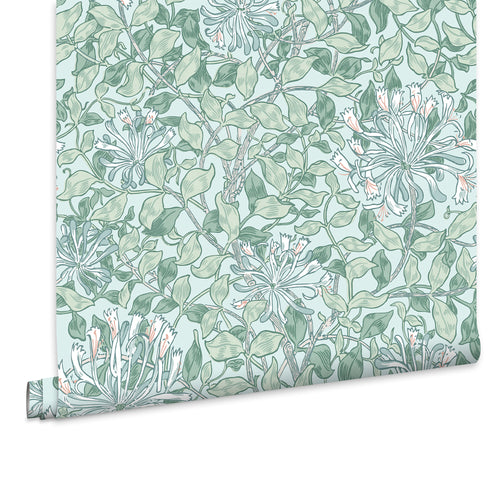 William Morris at Home Vliesbehang - Honeysuckle Breeze