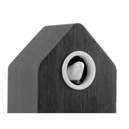 Karlsson wekker Cuckoo LED - zwart - 6x9x15.3cm - vtwonen shop