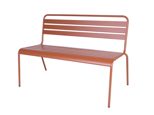 MaximaVida metalen tuinbank Max 120 cm roestbruin - vtwonen shop