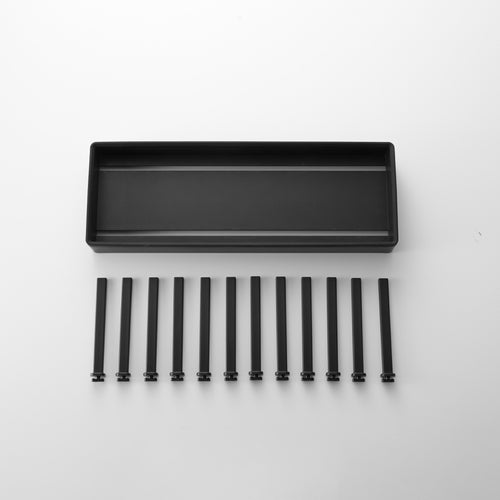 Yamazaki Tower Deksel & pannenhouder verstelbaar - Zwart - vtwonen shop