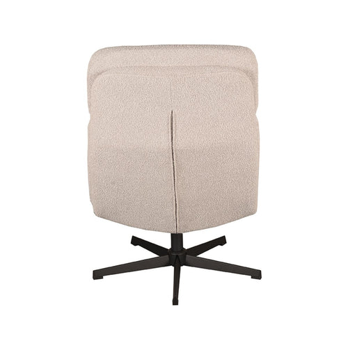 LABEL51 Fauteuil Alvar - Naturel Bouclé - 57x53x83cm - vtwonen shop