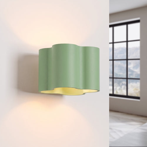 Sollux Lighting Wandlamp OVIO saliegroen G9 - 12x14,5x10cm
