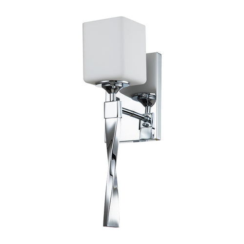 Elstead Kichler Marette Wandlamp met Kap Gepolijst Chroom, IP44