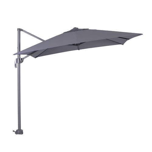 Hawaii parasol S - 250x250 cm - carbon black - donker grijs