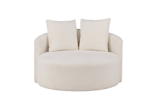 Vaian Loungefauteuil XXL - Wit - vtwonen shop