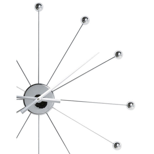 Kare Design Wandklok Like Umbrella Balls Chrome