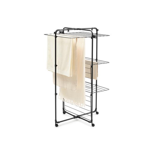 Brabantia HangOn Droogtoren, 23 meter - Matt Black - vtwonen shop