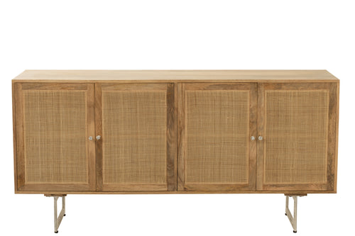 J-Line dressoir - rotan/hout - naturel - vtwonen shop