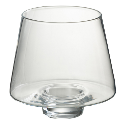 J-Line windlicht Oli - kaarshouder - glas - transparant - large - vtwonen shop