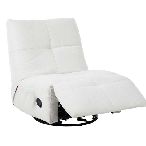 StarFurn Fauteuil Lazy - Naturel Stof - Draaibaar & Relaxfunctie