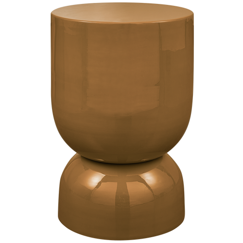 WOOOD bijzettafel Hekla - Metaal - Oranje - 47x32x32 - vtwonen shop