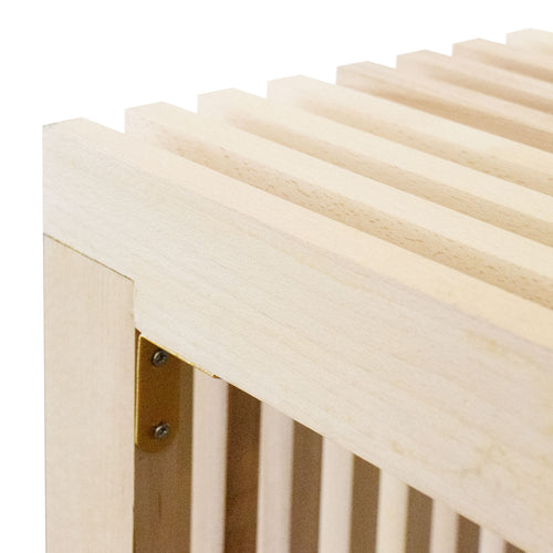 HOME DELUX Houten bank LORA Natuur - 110 cm