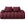 Cosmopolitan Design Bank Linz 2-zits, structurele stof grijs - 100x175x84cm