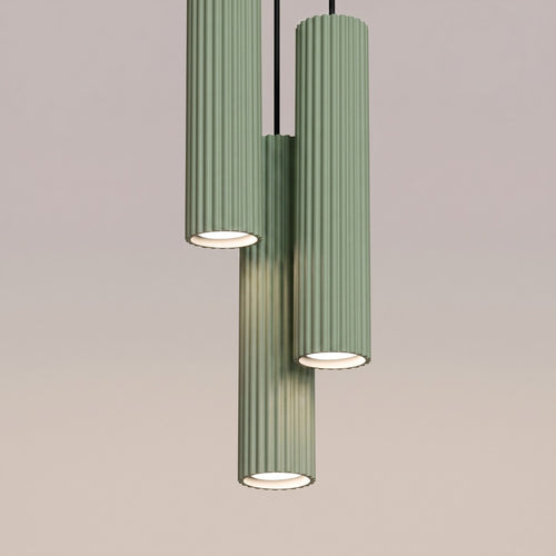 Sollux Lighting Hanglamp KARBON 3P salie - 19,5x19,5x108cm