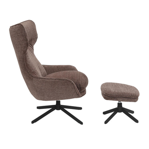 Starfurn Fauteuil Olivia - Paars Stof - 77x85x108cm