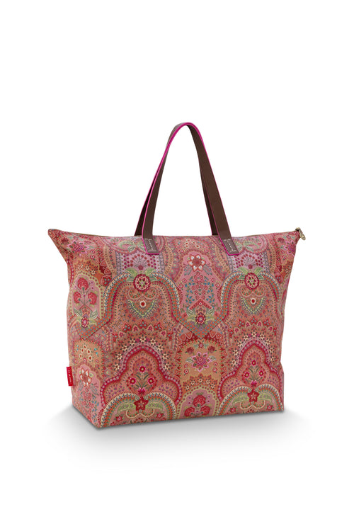 Pip Studio - Tilda Tote Bag Dames - Jabali - Rood - 66x20x44cm