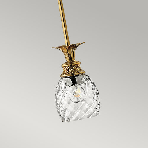 Plantation Hinkley 1 hanglamp gepolijst messing