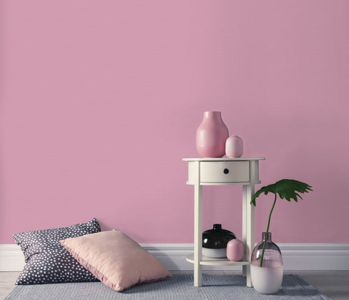 Erismann behang linnenstructuur roze - 53 cm x 10.05 m - 661425 - vtwonen shop