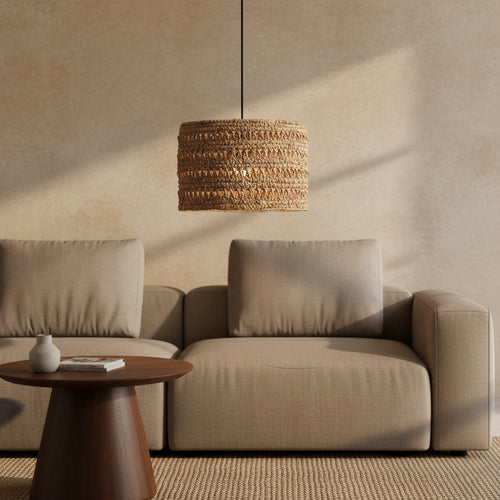 Raw Materials Herba hanglamp van zeegras -  Ø 40x25 cm