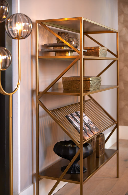 Light & Living kast EZRA - 120x40x160cm - brons