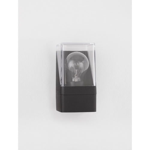 Merano Aurora 16cm Outdoor Moderne Wandlamp Antraciet Aluminium, LED E27 IP65