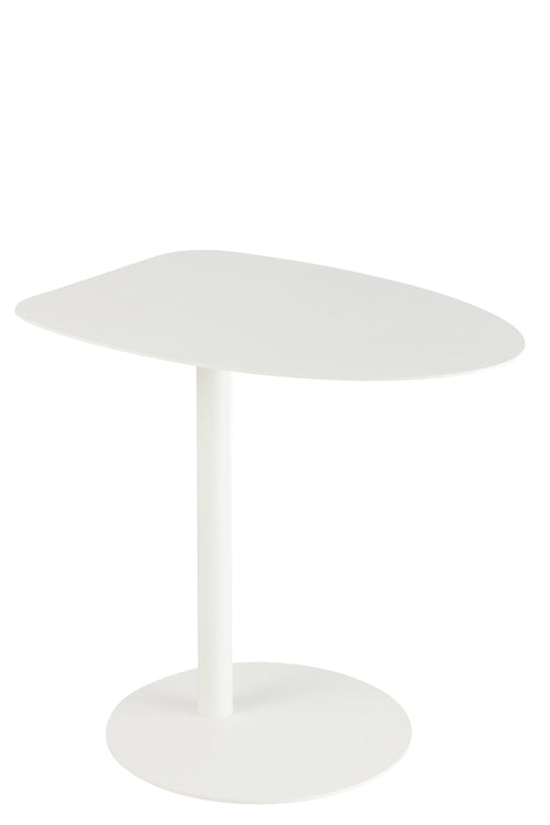 J-Line bijzettafel Ice - metaal - wit