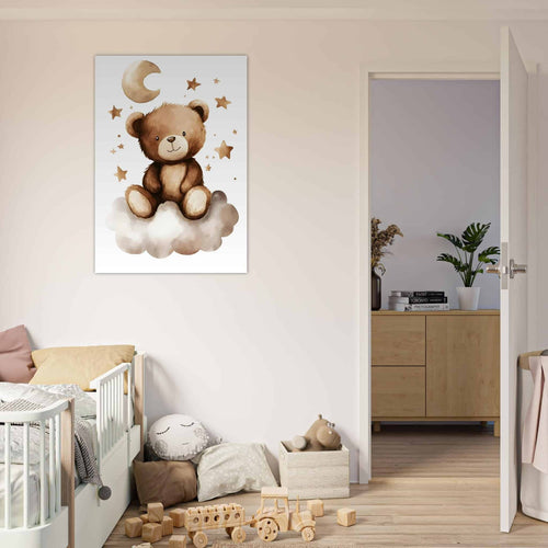 Artfulprints  Beertje in dromenland   poster 30x40 cm - vtwonen shop