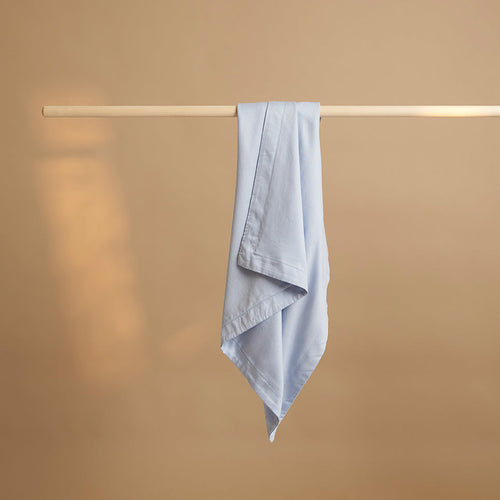 Coco & Cici - Tencel Twill Kussensloop 70 x 60 cm - Kussenhoes - Lichtblauw - Lyocell - Extra Zacht - Zonder Volant - vtwonen shop