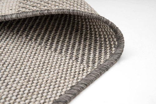 Buiten vloerkleed Boa - Zwart/Wit -  dubbelzijdig - EVA Interior - 200 x 290 cm - vtwonen shop