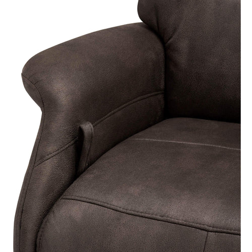 Furnhouse relaxfauteuil Delta - Taupe - Draaibaar - 79x90x114