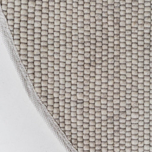 Interieur05 Rond Wollen Vloerkleed Ivoor wit Vik - 200 x 200 cm - vtwonen shop