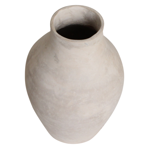 Raw Materials vaas - Chalk Sayala - créme - 20x20x33 cm - vtwonen shop