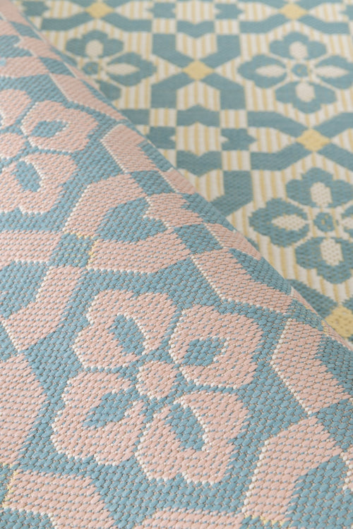 AFK Living vloerkleed Azulejos - voor binnen en buiten - blauw - 200 x 290 cm - vtwonen shop