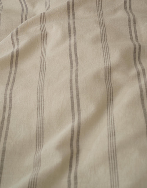 Marc O'Polo Olin dekbedovertrek - Eenpersoons – 140x200/220 cm - Oatmeal