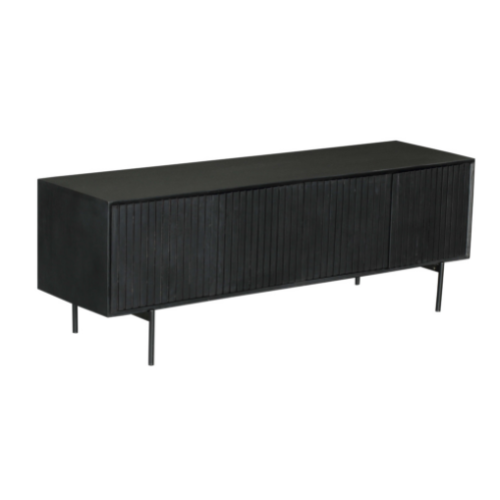 StarFurn Tv-meubel Madison - Zwart Hout - 165x45x55cm