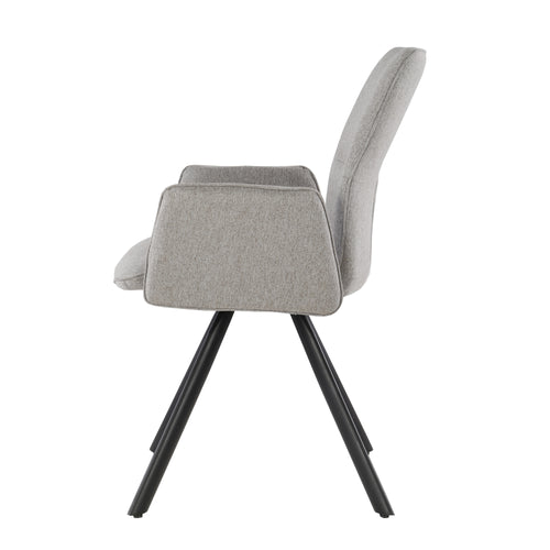 Livingfurn eetkamerstoel Diana - taupe - 1 stuk - vtwonen shop